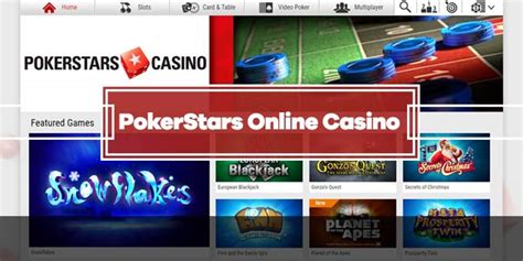 pokerstars online casino nj